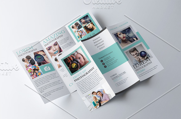 Photography Tri-fold Brochure in Brochure Templates - product preview 1