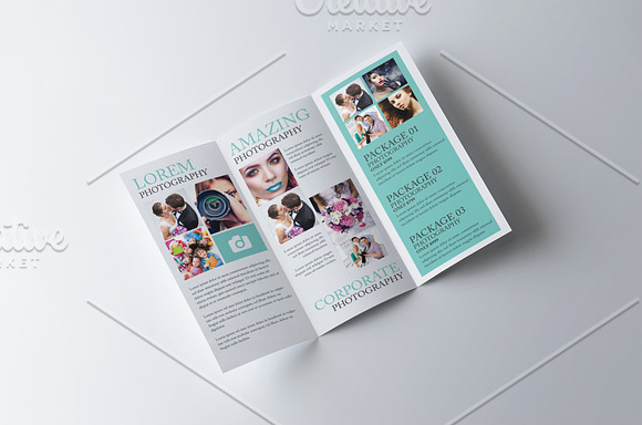 Photography Tri-fold Brochure in Brochure Templates - product preview 2