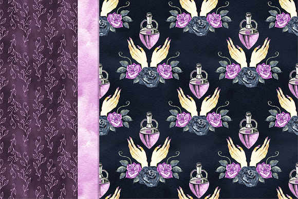 Dark fairy tale. Digital papers in Patterns - product preview 3