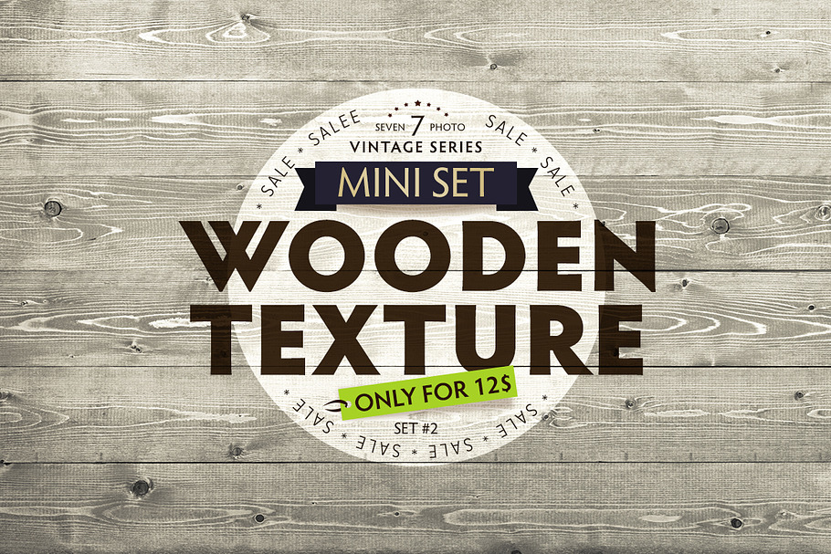 Seven Wood Texture / Mini Set #2 in Textures - product preview 8