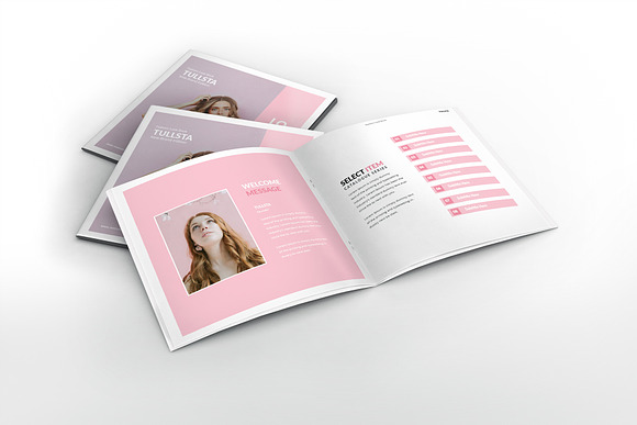 Tullsta Lookbook Square Brochure in Brochure Templates - product preview 2