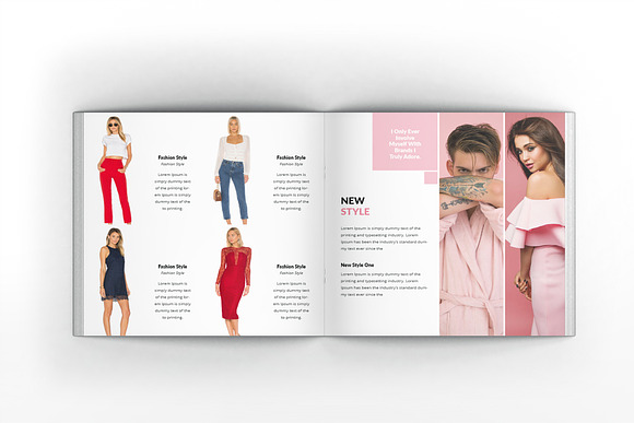 Tullsta Lookbook Square Brochure in Brochure Templates - product preview 4