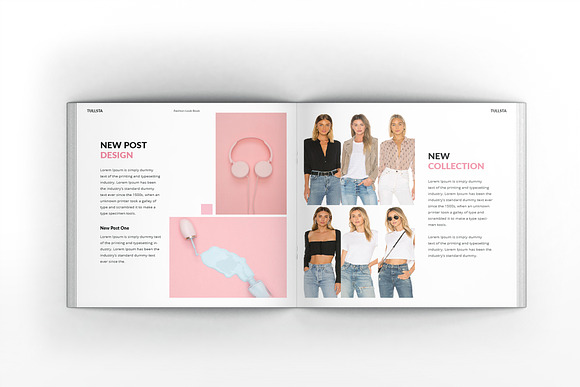 Tullsta Lookbook Square Brochure in Brochure Templates - product preview 7