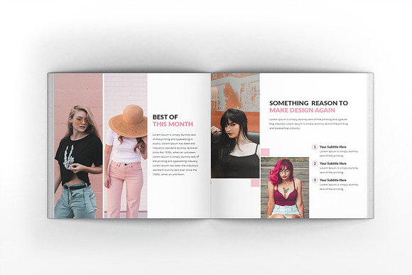 Tullsta Lookbook Square Brochure in Brochure Templates - product preview 9