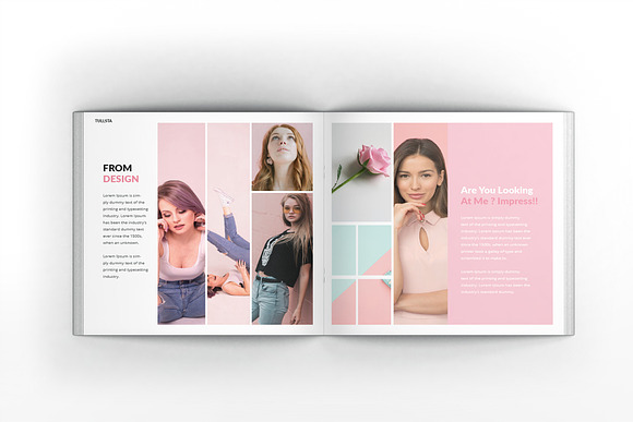 Tullsta Lookbook Square Brochure in Brochure Templates - product preview 10
