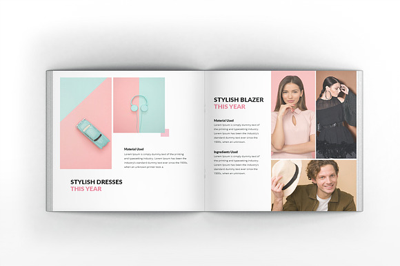 Tullsta Lookbook Square Brochure in Brochure Templates - product preview 11