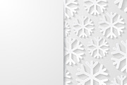 Abstract backgrounds with snowflakes
