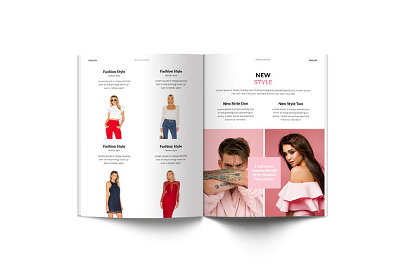Tullsta Lookbook A4 Brochure in Brochure Templates - product preview 4