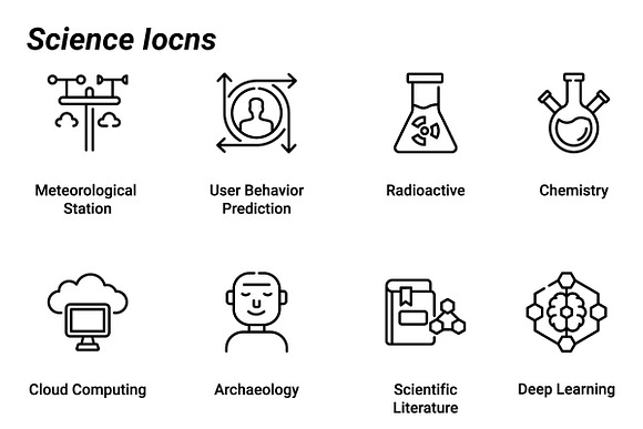 Science in Science Icons - product preview 1