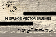 Grunge vector brushes