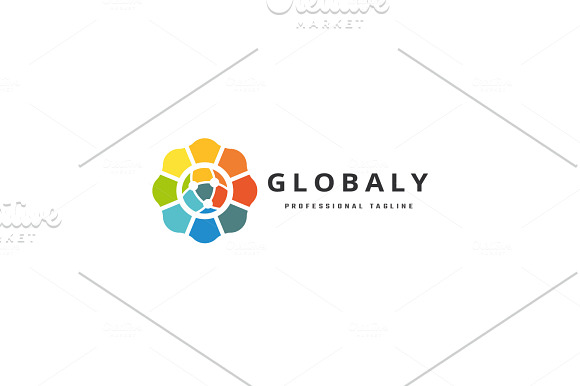 Global World Logo in Logo Templates - product preview 4