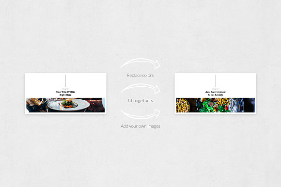 Restaurant Twitter Posts in Twitter Templates - product preview 4