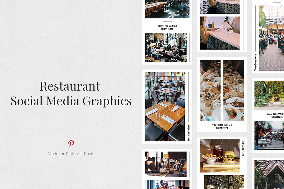 Restaurant Pinterest Posts in Pinterest Templates - product preview 8