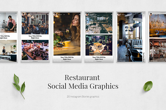 Restaurant Instagram Stories in Instagram Templates - product preview 1