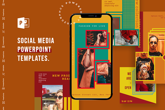 Social Media PowerPoints Template in Instagram Templates - product preview 1