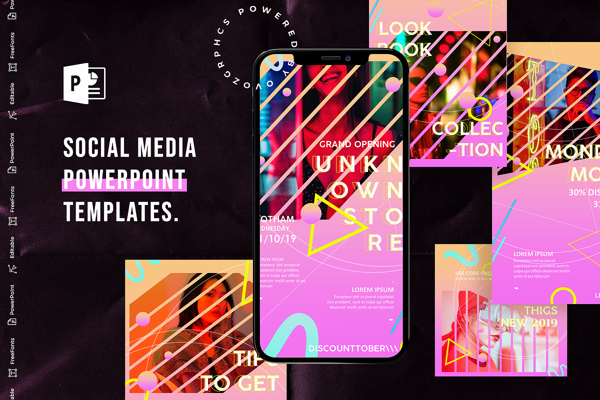 Social Media PowerPoint Templates in Instagram Templates - product preview 8