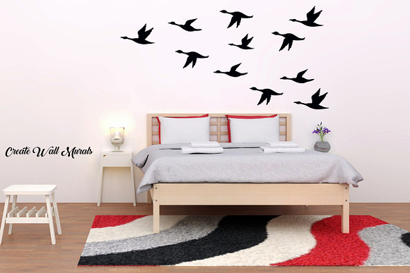 Flock of Birds Overlay AI EPS PNG in Illustrations - product preview 8