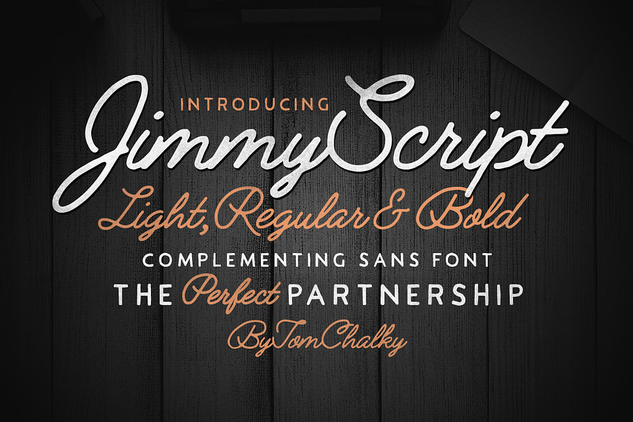 Jimmy Font Duo (5 Fonts) + Extras!