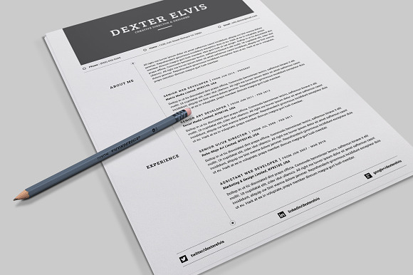 Best Sellers 2 Pages Powerful Resume in Letter Templates - product preview 2