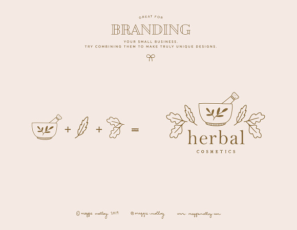 101 Hand Drawn Logo Elements Health in Illustrations - product preview 7