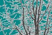 Leave Less Tree Graphic Silhouette