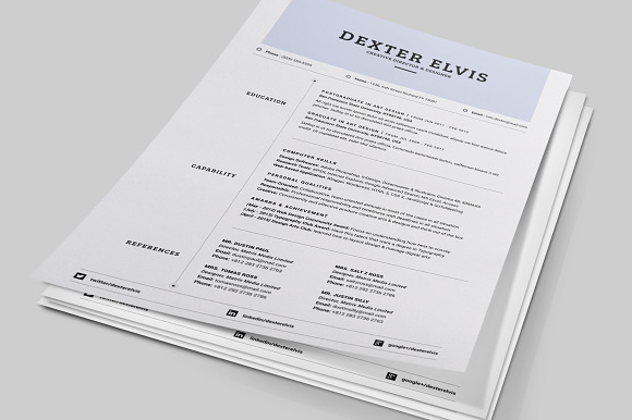 Best Sellers 2 Pages Powerful Resume in Letter Templates - product preview 4