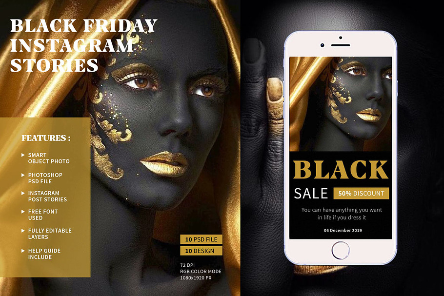 Black Friday - Instagram Stories in Instagram Templates - product preview 8