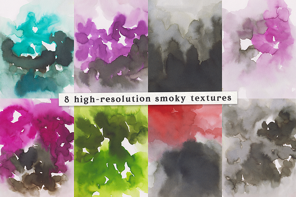 Watercolor and gold textures pack in Textures - product preview 1