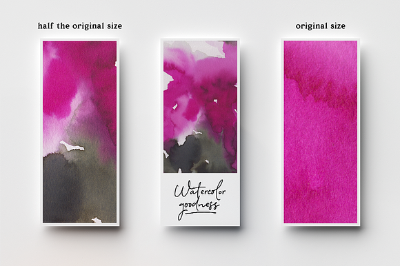 Watercolor and gold textures pack in Textures - product preview 5