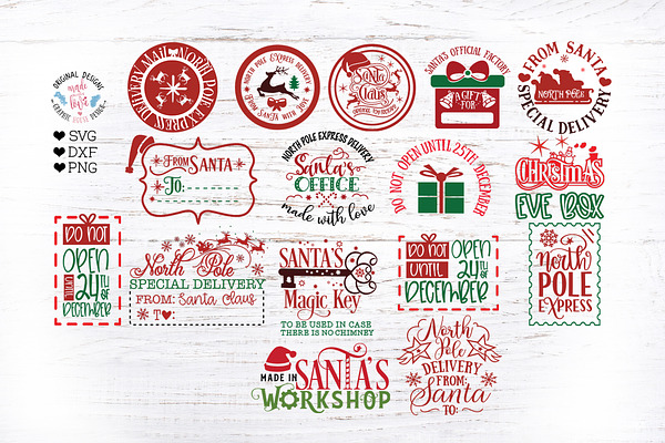 Santa Claus Stamps - Santa Stamps