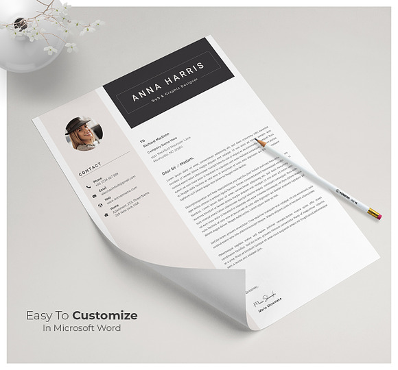 Resume / CV Template in Resume Templates - product preview 3