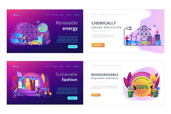 180 Landing page templates in Landing Page Templates - product preview 6