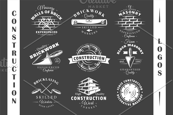 18 Construction Logos Templates in Logo Templates - product preview 5