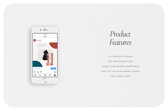 MULLER Instagram Feed in Instagram Templates - product preview 4