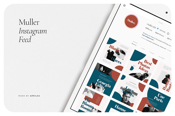 MULLER Instagram Feed in Instagram Templates - product preview 5