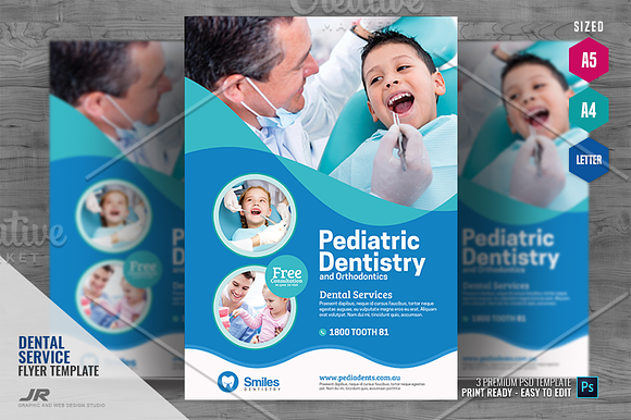 Pediatric Dentistry Flyer in Flyer Templates - product preview 3