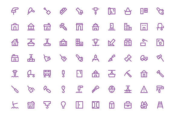 300 Construction Icons Set in Graphics - product preview 2