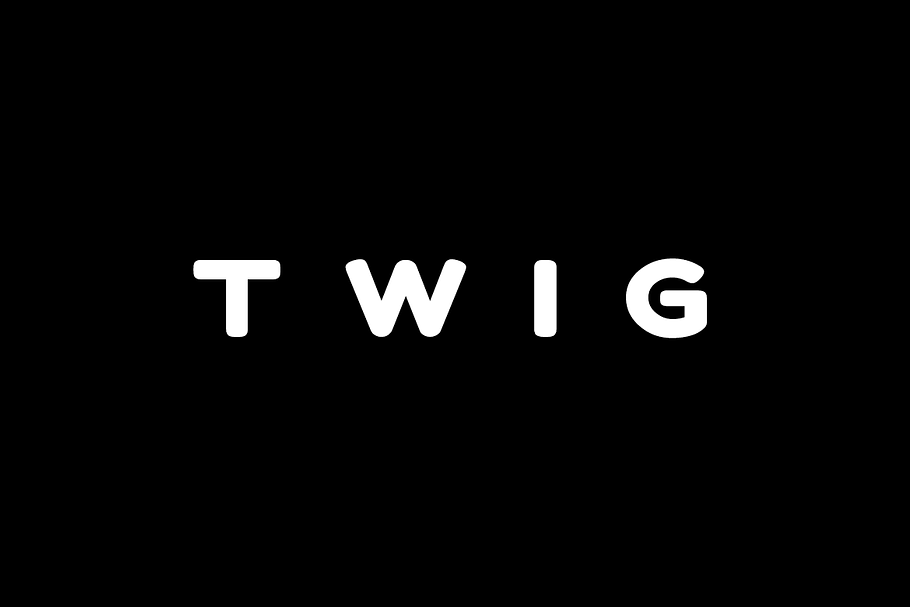 TWIG - Display / Headline Typeface