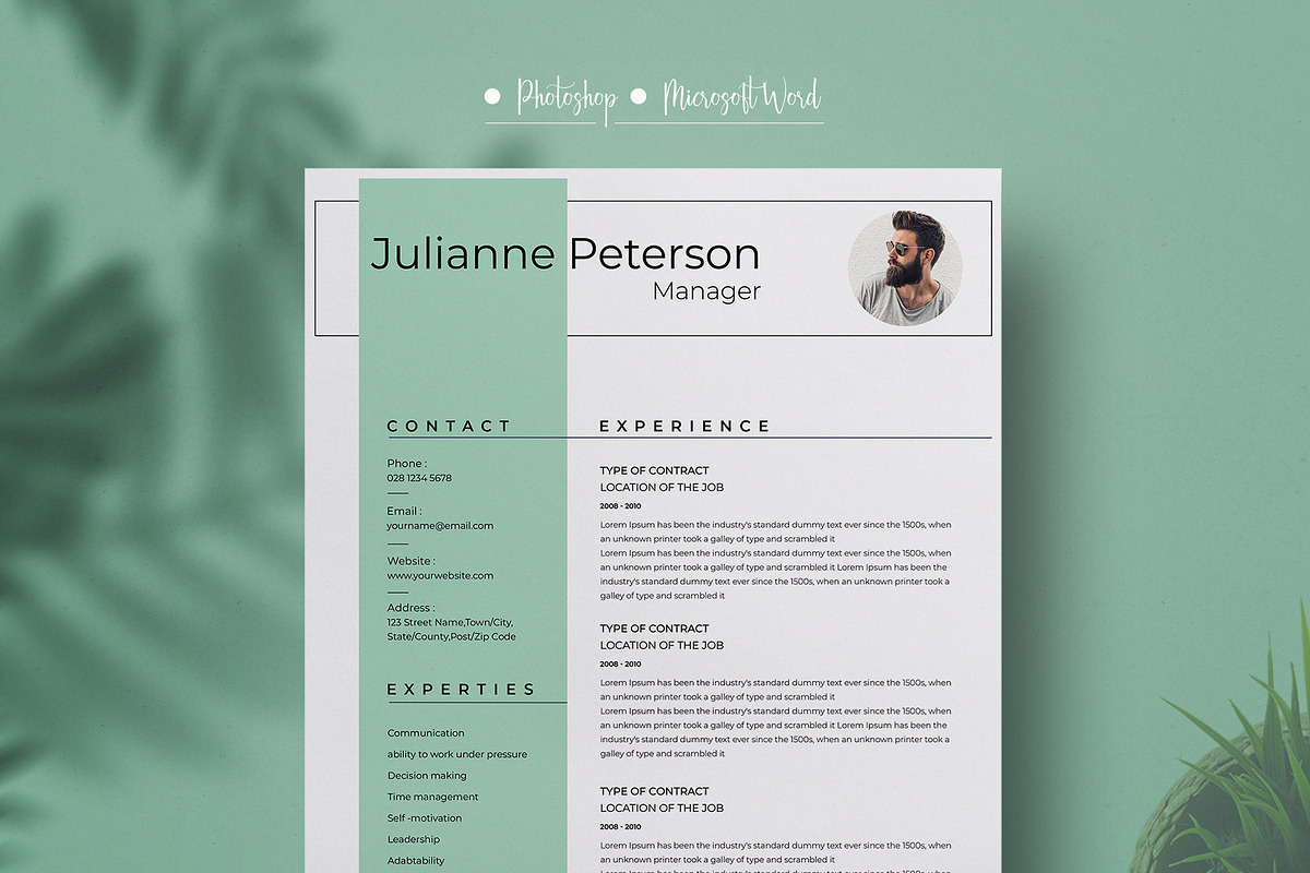 Modern Resume in Resume Templates - product preview 8