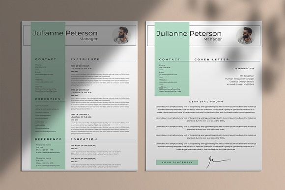 Modern Resume in Resume Templates - product preview 1