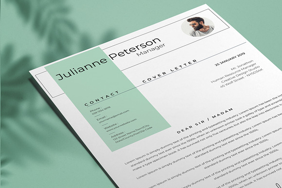 Modern Resume in Resume Templates - product preview 3