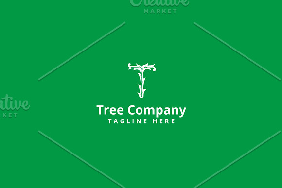 T Leaf Logo in Logo Templates - product preview 1