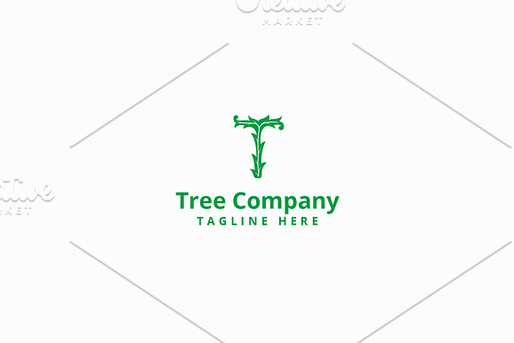 T Leaf Logo in Logo Templates - product preview 4