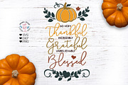 So very Grateful - Thanksgiving SVG