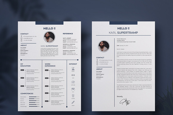 MS Word Resume in Resume Templates - product preview 2