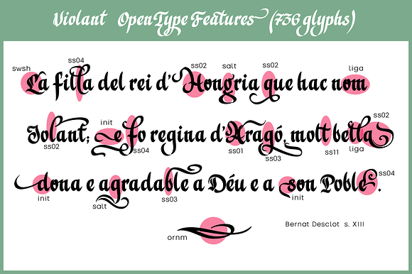Violant Family in Script Fonts - product preview 1