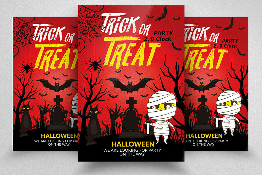 Halloween Trick or Treat Night Flyer in Flyer Templates - product preview 8