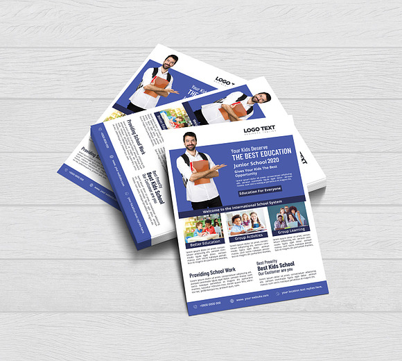 Education flyers Template in Flyer Templates - product preview 1