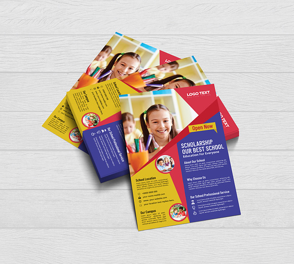 Education flyers Template in Flyer Templates - product preview 2