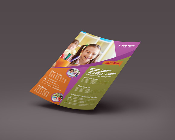 Education flyers Template in Flyer Templates - product preview 4